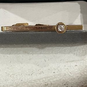 Vintage Foster U.S.A diamond tie bar